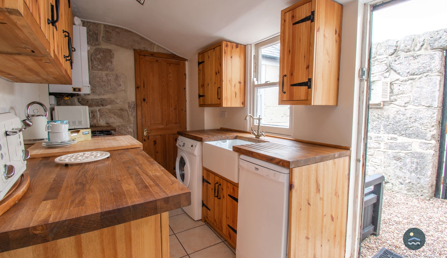 Cottage Galley Kitchen