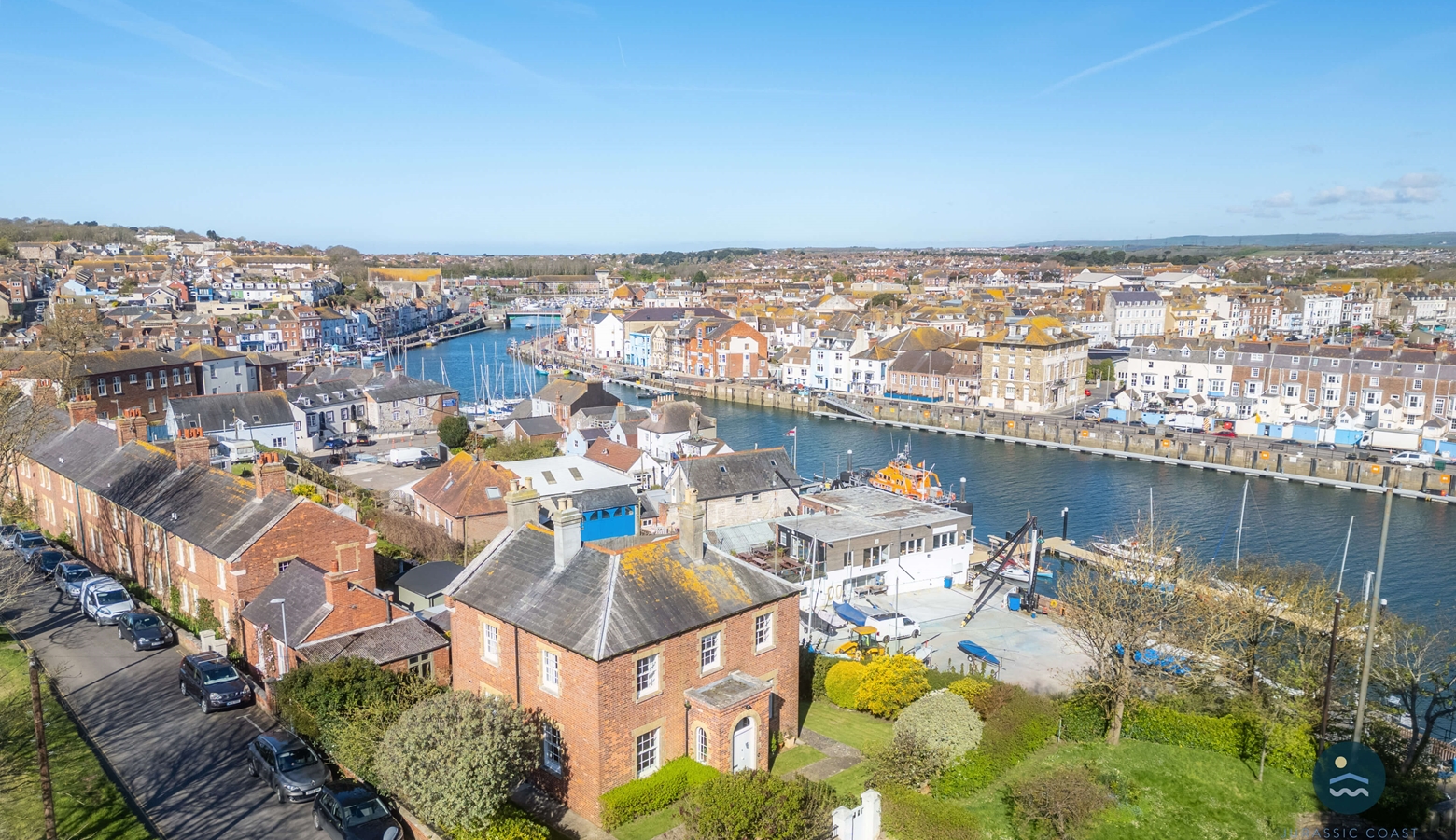 Nothe House location from above