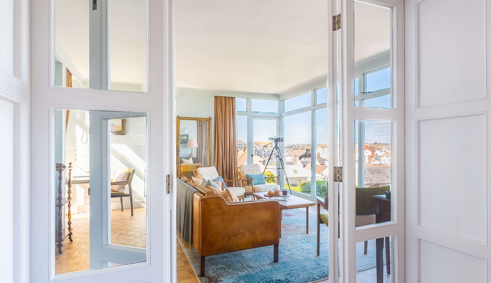 Feature Doors to Sitting Area