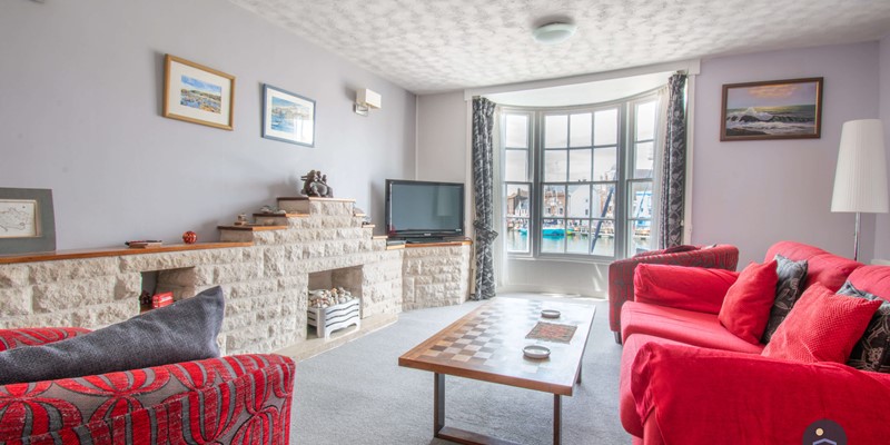 Sitting Room with Stunning Harbour Views