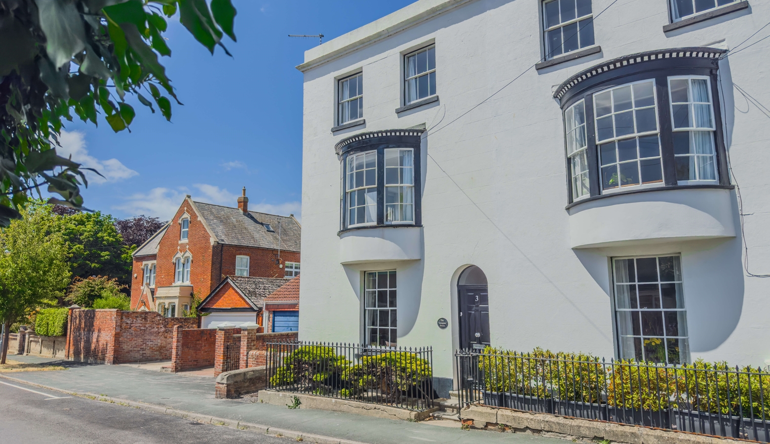 Outside Georgian House