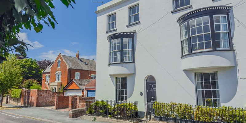 Outside Georgian House