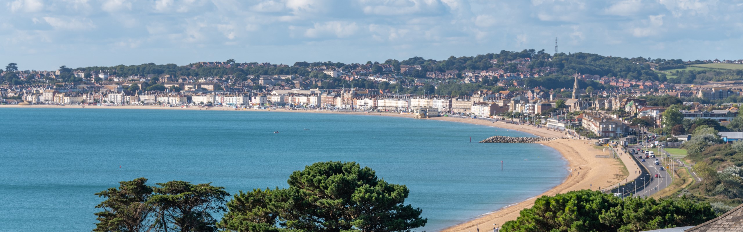 Overlooking Weymouth And Beach