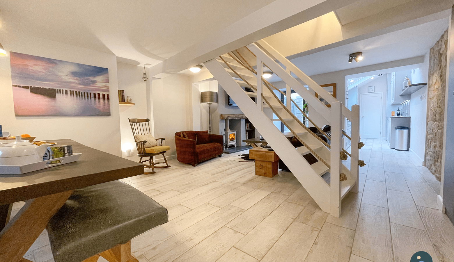 Open Plan Sitting Dining Room